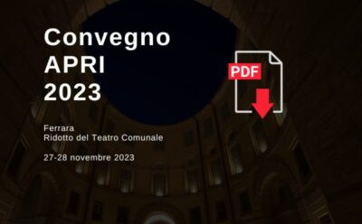 Slide Convegno APRI 2023